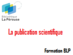 Formation Publication Scientifique